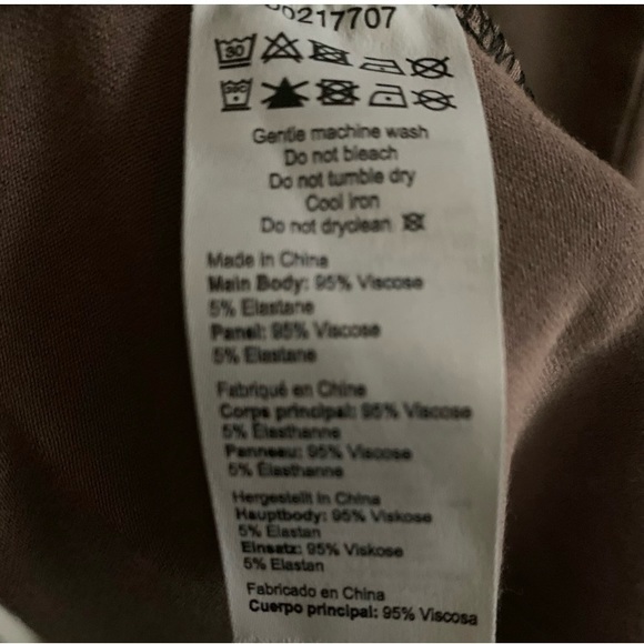 Black and Mocha Color Block Tunic Blouse Top - Picture 9 of 11